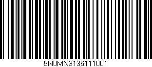Código de barras (EAN, GTIN, SKU, ISBN): '9N0MN3136111001'