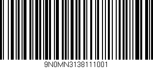 Código de barras (EAN, GTIN, SKU, ISBN): '9N0MN3138111001'