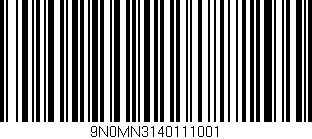Código de barras (EAN, GTIN, SKU, ISBN): '9N0MN3140111001'