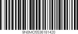 Código de barras (EAN, GTIN, SKU, ISBN): '9N0MO5536181420'