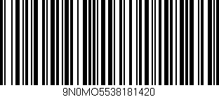 Código de barras (EAN, GTIN, SKU, ISBN): '9N0MO5538181420'