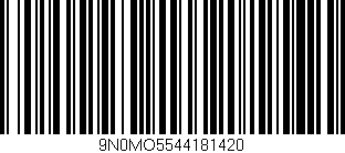 Código de barras (EAN, GTIN, SKU, ISBN): '9N0MO5544181420'