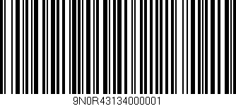 Código de barras (EAN, GTIN, SKU, ISBN): '9N0R43134000001'