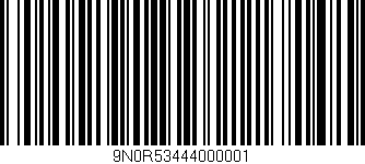 Código de barras (EAN, GTIN, SKU, ISBN): '9N0R53444000001'