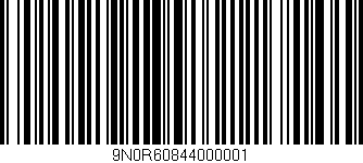 Código de barras (EAN, GTIN, SKU, ISBN): '9N0R60844000001'