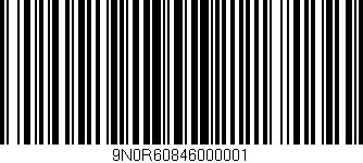 Código de barras (EAN, GTIN, SKU, ISBN): '9N0R60846000001'