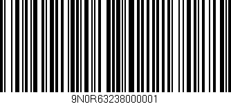 Código de barras (EAN, GTIN, SKU, ISBN): '9N0R63238000001'