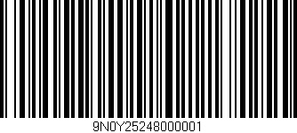 Código de barras (EAN, GTIN, SKU, ISBN): '9N0Y25248000001'