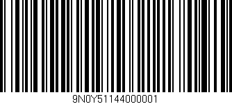 Código de barras (EAN, GTIN, SKU, ISBN): '9N0Y51144000001'