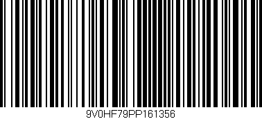 Código de barras (EAN, GTIN, SKU, ISBN): '9V0HF79PP161356'