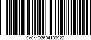 Código de barras (EAN, GTIN, SKU, ISBN): '9V0MO6634193922'
