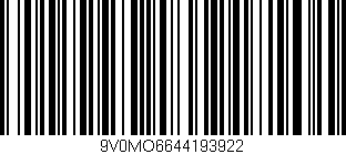 Código de barras (EAN, GTIN, SKU, ISBN): '9V0MO6644193922'