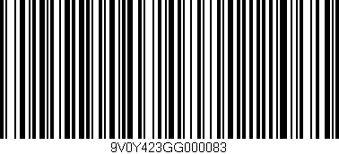 Código de barras (EAN, GTIN, SKU, ISBN): '9V0Y423GG000083'
