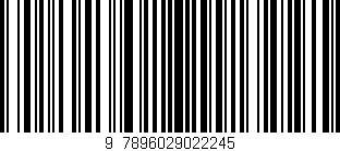 Código de barras (EAN, GTIN, SKU, ISBN): '9*7896029022245'