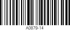 Código de barras (EAN, GTIN, SKU, ISBN): 'A0879-14'
