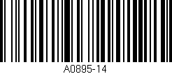 Código de barras (EAN, GTIN, SKU, ISBN): 'A0895-14'