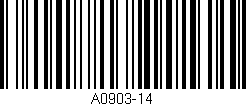 Código de barras (EAN, GTIN, SKU, ISBN): 'A0903-14'