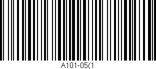 Código de barras (EAN, GTIN, SKU, ISBN): 'A101-05(1'