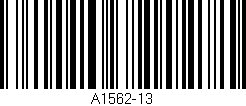 Código de barras (EAN, GTIN, SKU, ISBN): 'A1562-13'