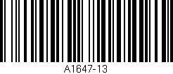 Código de barras (EAN, GTIN, SKU, ISBN): 'A1647-13'