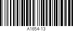 Código de barras (EAN, GTIN, SKU, ISBN): 'A1654-13'
