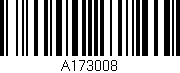Código de barras (EAN, GTIN, SKU, ISBN): 'A173008'