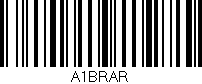 Código de barras (EAN, GTIN, SKU, ISBN): 'A1BRAR'