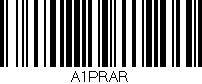 Código de barras (EAN, GTIN, SKU, ISBN): 'A1PRAR'