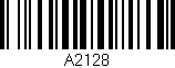 Código de barras (EAN, GTIN, SKU, ISBN): 'A2128'