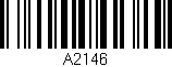 Código de barras (EAN, GTIN, SKU, ISBN): 'A2146'