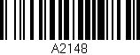 Código de barras (EAN, GTIN, SKU, ISBN): 'A2148'
