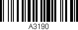 Código de barras (EAN, GTIN, SKU, ISBN): 'A3190'
