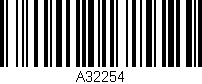Código de barras (EAN, GTIN, SKU, ISBN): 'A32254'