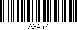 Código de barras (EAN, GTIN, SKU, ISBN): 'A3457'