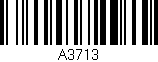 Código de barras (EAN, GTIN, SKU, ISBN): 'A3713'