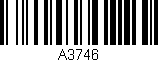 Código de barras (EAN, GTIN, SKU, ISBN): 'A3746'
