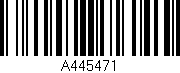 Código de barras (EAN, GTIN, SKU, ISBN): 'A445471'