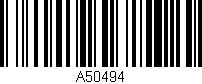 Código de barras (EAN, GTIN, SKU, ISBN): 'A50494'