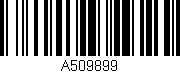 Código de barras (EAN, GTIN, SKU, ISBN): 'A509899'