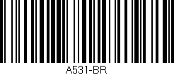 Código de barras (EAN, GTIN, SKU, ISBN): 'A531-BR'