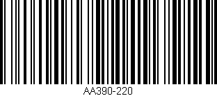 Código de barras (EAN, GTIN, SKU, ISBN): 'AA390-220'
