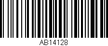 Código de barras (EAN, GTIN, SKU, ISBN): 'AB14128'