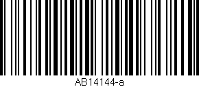 Código de barras (EAN, GTIN, SKU, ISBN): 'AB14144-a'
