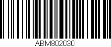 Código de barras (EAN, GTIN, SKU, ISBN): 'ABM802030'
