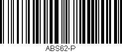 Código de barras (EAN, GTIN, SKU, ISBN): 'ABS62-P'