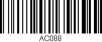 Código de barras (EAN, GTIN, SKU, ISBN): 'AC088'