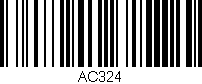 Código de barras (EAN, GTIN, SKU, ISBN): 'AC324'