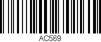 Código de barras (EAN, GTIN, SKU, ISBN): 'AC569'