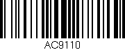 Código de barras (EAN, GTIN, SKU, ISBN): 'AC9110'