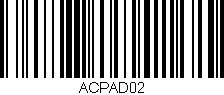 Código de barras (EAN, GTIN, SKU, ISBN): 'ACPAD02'